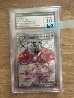 Pokemon Charizard Ex BLACK STAR Promo CGC 10