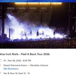 Nine Inch Nails Peel It Back Tour - Desert Diamond Arena Glendale AZ