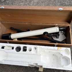 Old Tasco Model No. 12TE-5 Astronomical Telescope