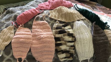 Crochet Face Mask with Filter...