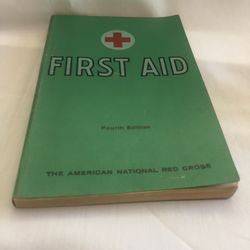 Vintage First Aid Text Book 1957