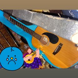 Vintage Acoustic Guitar 