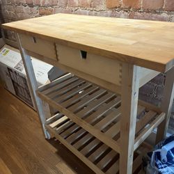 Standalone Kitchen Island/ Bar Cart