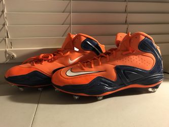 NEW Zoom Merciless Orange/Navy/White Hightop Football Cleats (S:14) BOX INCLUDED. GREAT HOLIDAY GIFT!