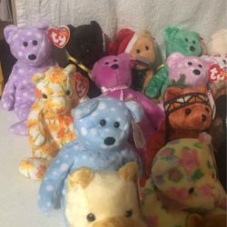 TY 2003 Beanie Babies Bears 20 For $22. 1-1