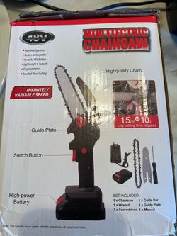 48V Mini Electric Chainsaw Cordless Handheld
