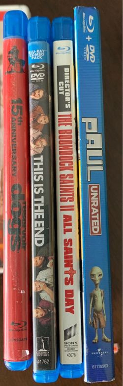 4 Blu-ray movies