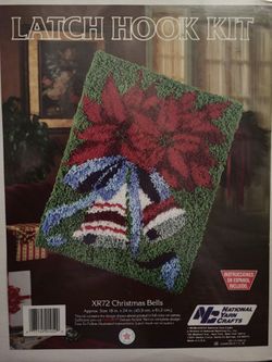 National Yarn Crafts Latch Hook Kit Christmas Bells