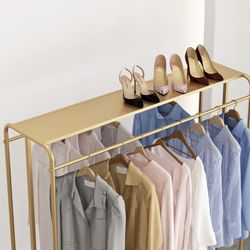 Gold Clothing Racks