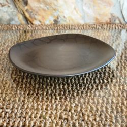 Home Trends CERRADO Square Black Individual Salad Plate Retired 2014