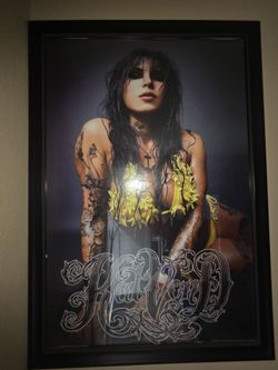 Kat Von D Framed Poster