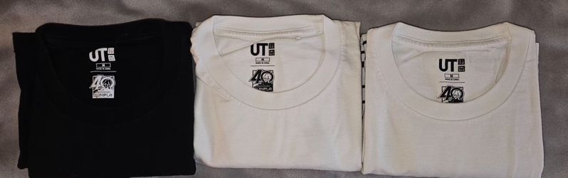Gundam 40th anniversary UniQlo tee shirts