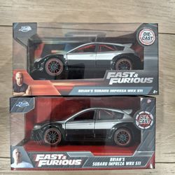Jada Fast Furious Subaru 1/32 Small Scale $15 Each