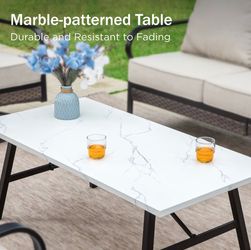 Brand new Marble style outdoor coffee table - $75 OBO