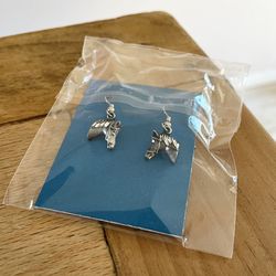 Silver Horse Earrings