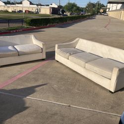 Off-white Sofa-Love seat Combo (for sale)
