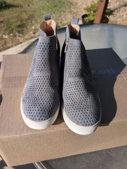 No name Gray wedge sneakers