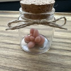 Mini succulent soaps in a jar