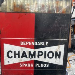 Champion Spark Plug Cabinet for Sale in Palm Springs, CA - OfferUp
