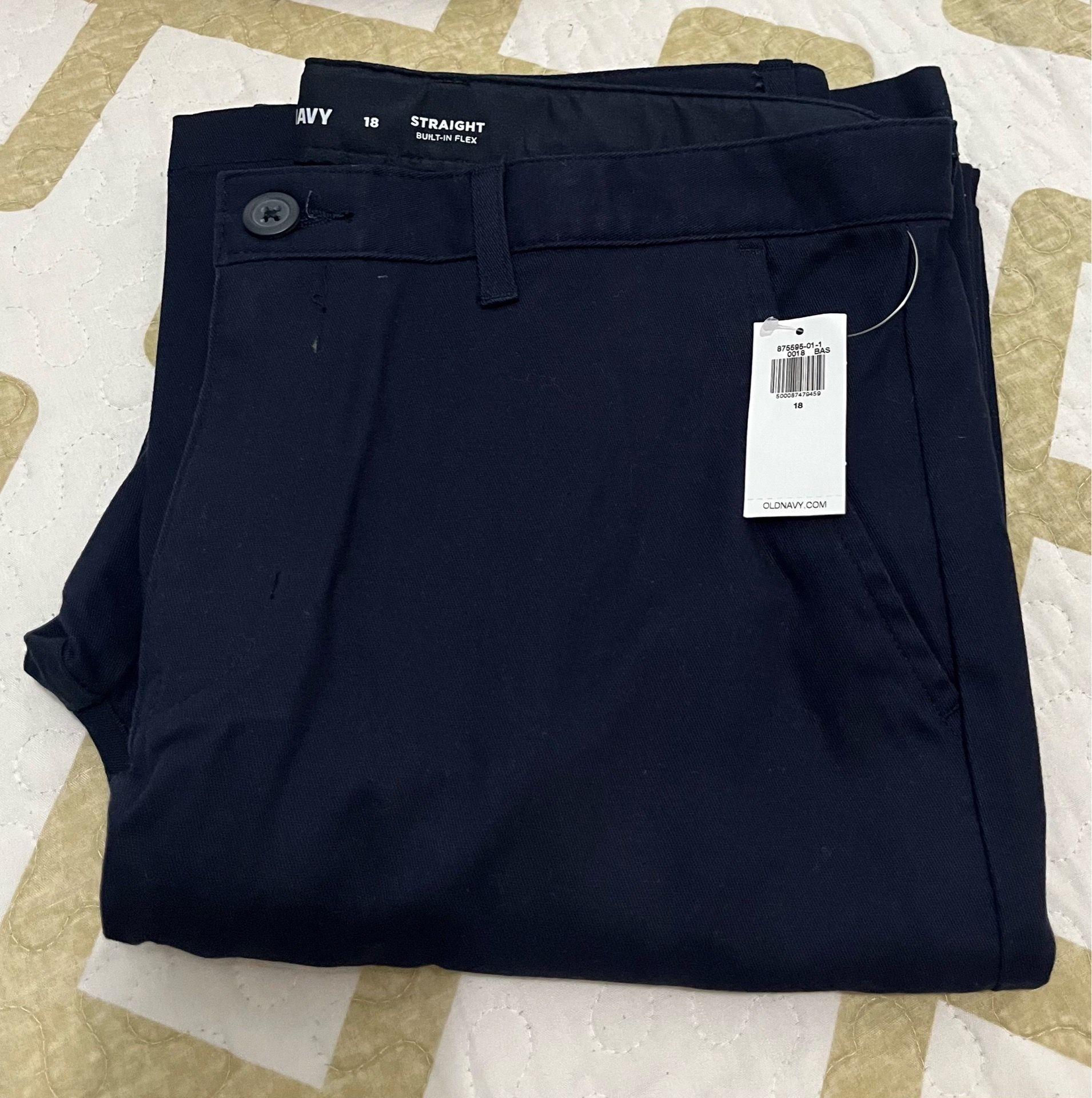Boys Uniform Pants - Size 18