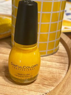 SinfulColors Professional Nail Polish Yellow