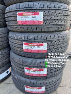 265/65R17 Landspider All Season Set of Tires Installed and Balanced Set de Llantas Nuevas Instaladas y Balanceadas
