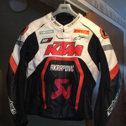 KTM Leather Racing Jacket - Custom Made 