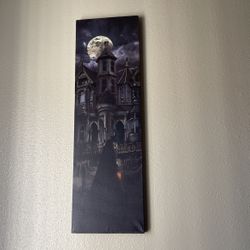 Halloween Witch Wall Decoration (Canvas)