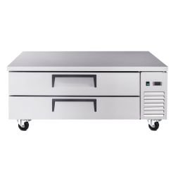 48 Refrigerated Chef Base 2 Drawer Undercounter Refrigerator 33 41F Ventilated Cooling