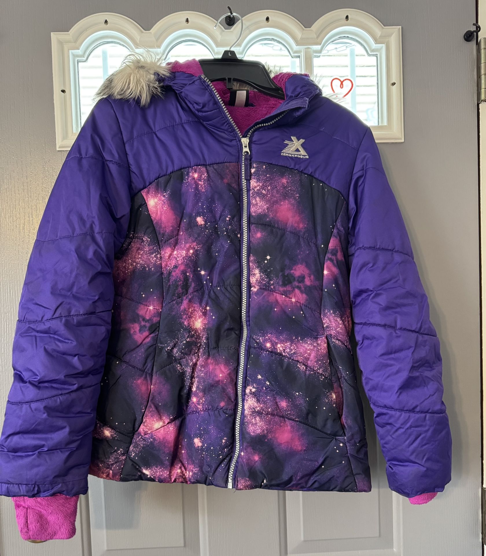 Girls Galaxy Coat Size 16 by ZeroXposur