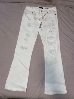 Purple jeans