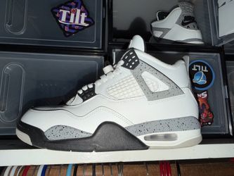 Jordan 4 white cement