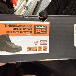 Timberland PRO 87517 WP Helix Composite Safety Toe 6" Work Boot Men’s 8 New