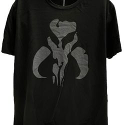 Star Wars Mandalorian Boba Fett T-Shirt - Mythosaur Skull Symbol 2XL Concert Tee