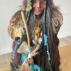 Signed And Numbered “ancient Ones” Spirit Doll 