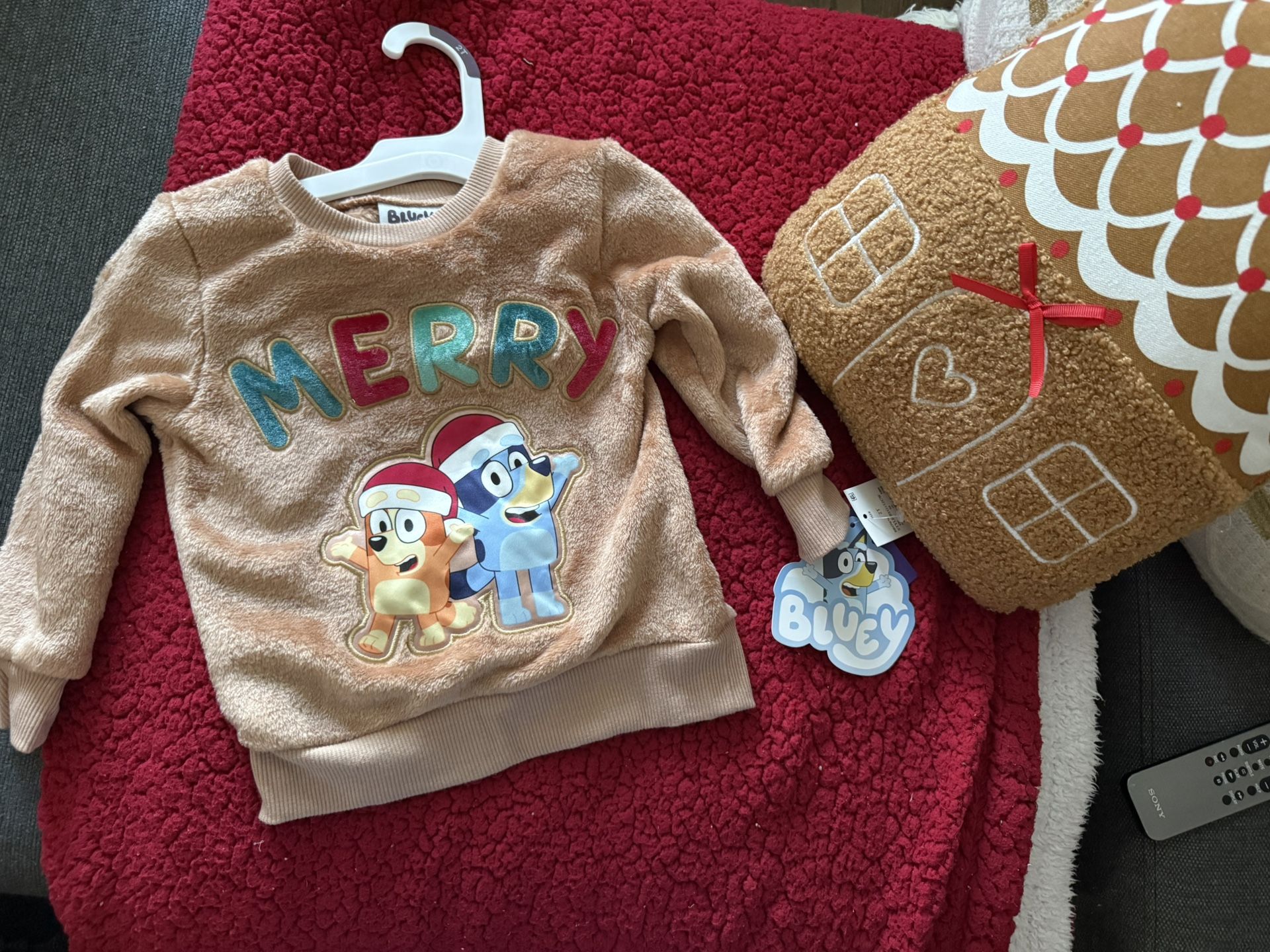 Bluey Toddler Christmas Sweater (NEW) Unisex