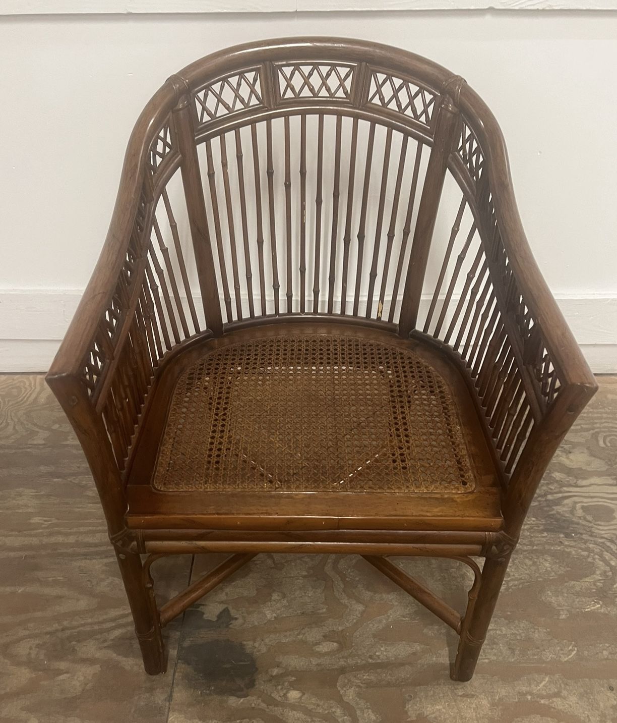 2 Vintage Cane Back Chair