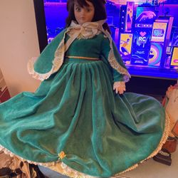 Lovely Doll Porcelain ScarletGone With The Wind