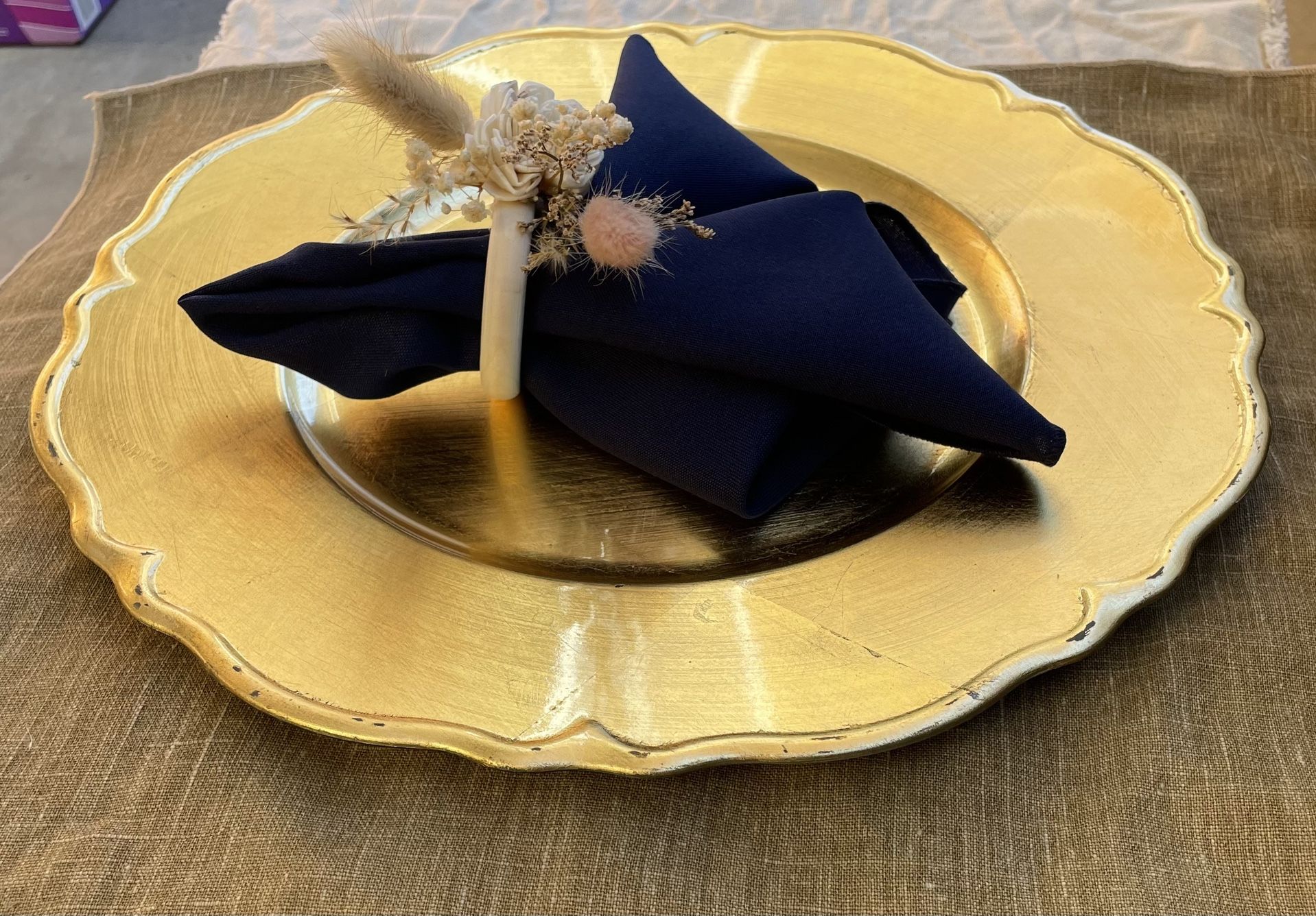 Plate Chargers For R.E.N.T Only