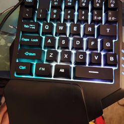 One Handed Gaming Keyboard 