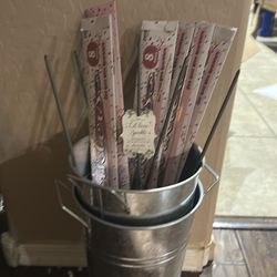 Wedding xlarge sparklers with sign NEW