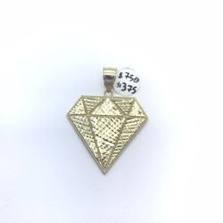 New Gold Diamond Pendant 