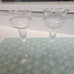 Princess House Candle Stick Holders (2)