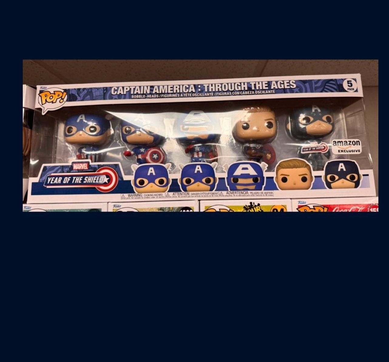 Captain America Funko Pop Set