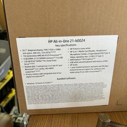 Brand New HP all In one 21-b0024 Desktop Computer 