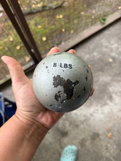 8 LB Steel Shot Put Ball and 1.6kg discous