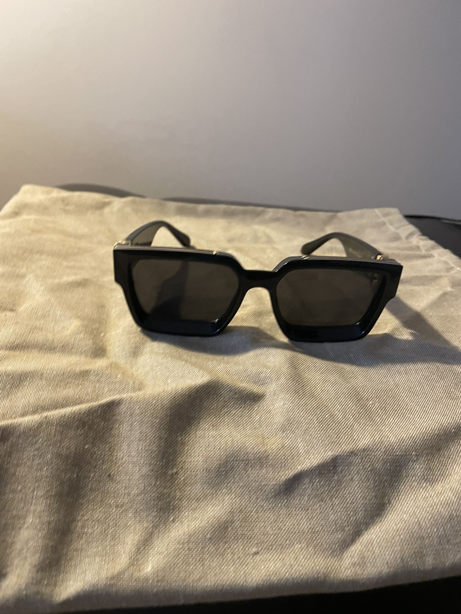 Black And Gold Sunglasses