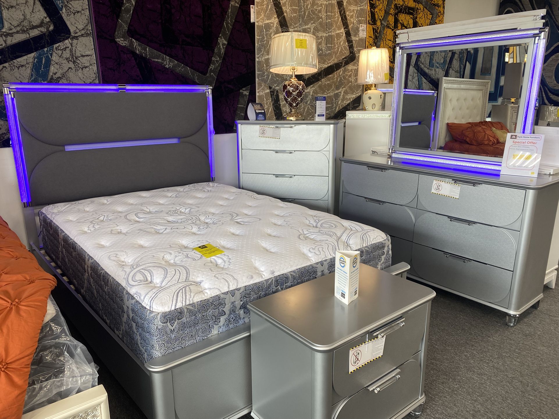 Queen Size Bed Frame Set $1,999