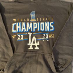 Los Angeles Dodgers 2020 World Series champion hoodie