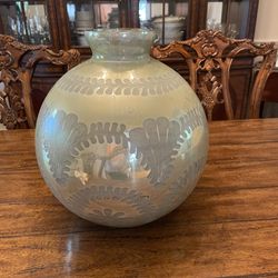 Mercury glass vase 